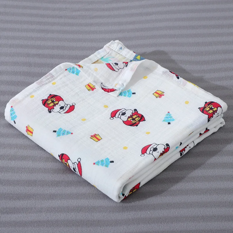 

2 Layers Cotton Baby Blankets For Newborns Baby Swaddle Wrap Hydrophilic Cloths Swaddling Muslin For Babies Newborn Cocoon