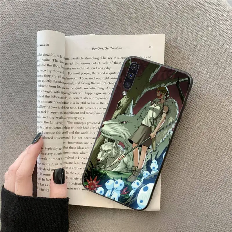 

Ghibli Anime Princess Mononoke Phone Case For Samsung galaxy S 9 10 20 A 10 21 30 31 40 50 51 71 s note 20 j 4 2018 plus