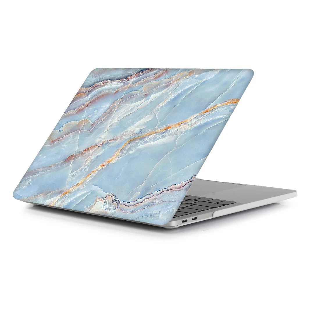 Мраморный Жесткий Чехол для ноутбука Macbook Touch ID Air 13 Pro retina 12 13 15 сенсорный экран для Macbook Air 13+ чехол для клавиатуры