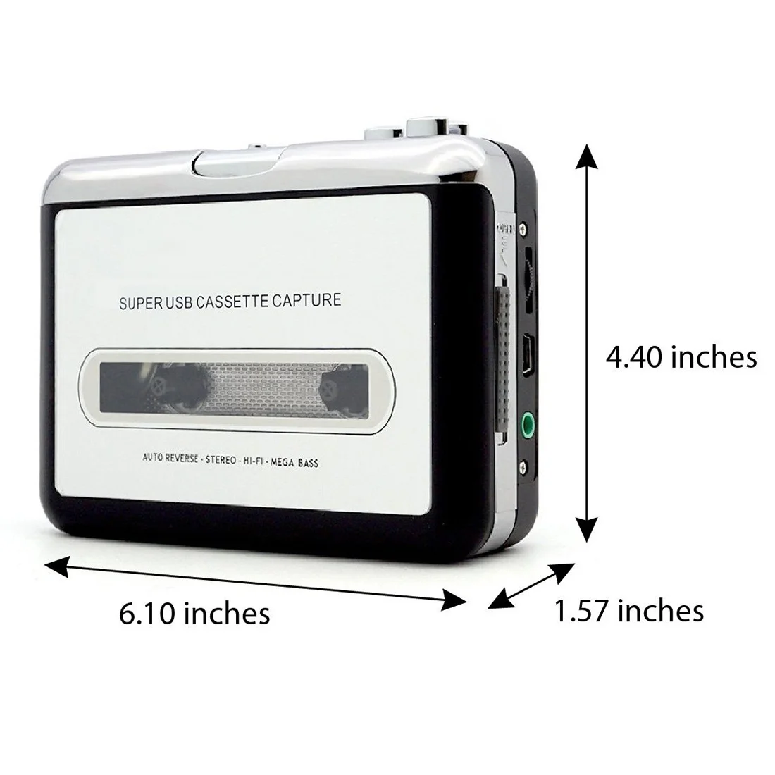 USB Cassette Capture to MP3 Converter converts your old cassette MP3/WAV/AIFF/OGG | Электроника