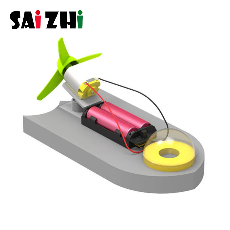 Аэродинамическая скоростная лодка Saizhi DIY модель электрической яхты в сборе