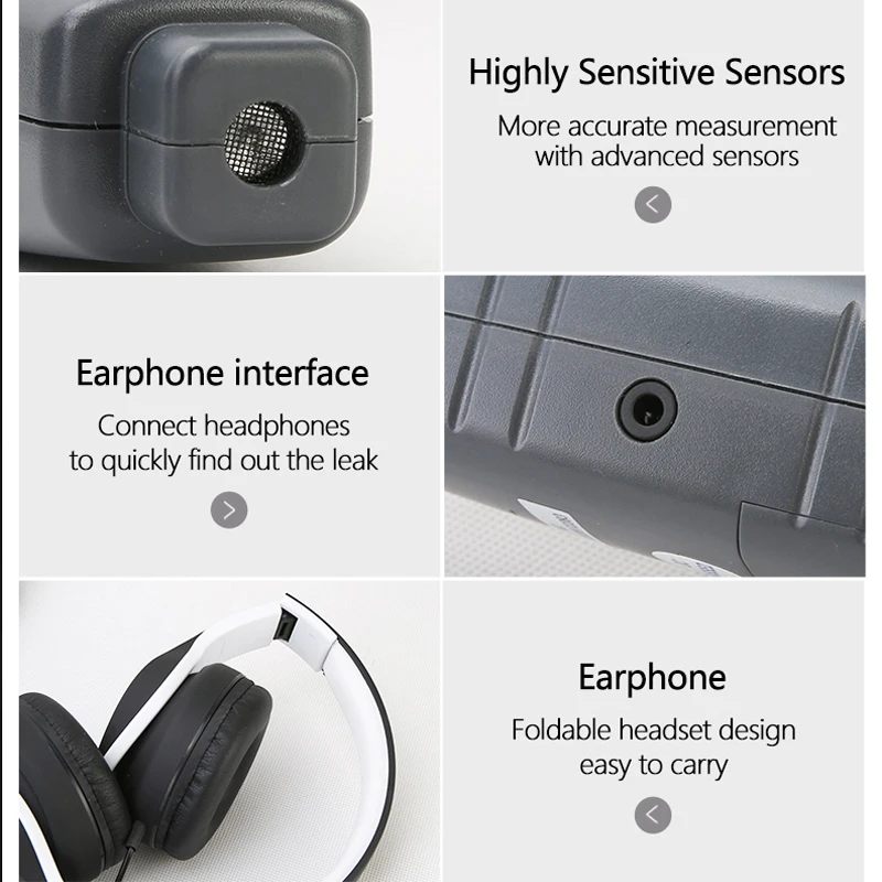 Ультразвуковой детектор утечек DUOYI DY26A датчик уплотнения дефектов стетоскоп