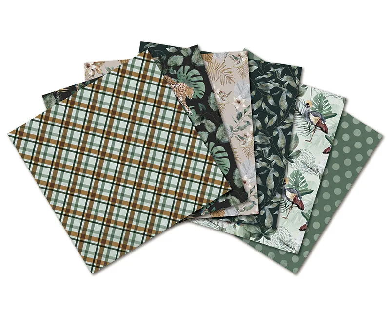 Бумажная бумага ручной работы с Африканским рисунком 12 шт. 6 дюймов | Дом и сад