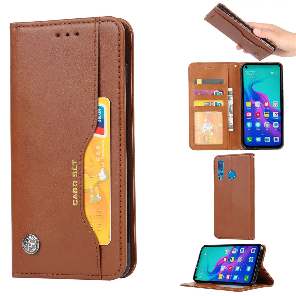 Чехол Кошелек с откидной крышкой для Huawei P Smart Z Book Cover p smart plus 2019 Роскошный чехол из