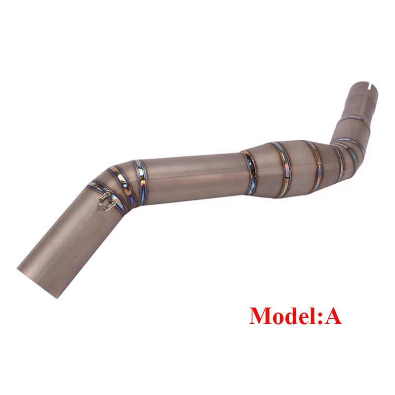 

For CFMOTO NK400 NK650 Motorcycle Exhaust System Pipe Middle Connect Link Tube Stainless Steel NK650 Scooter ATV Escape Slip On