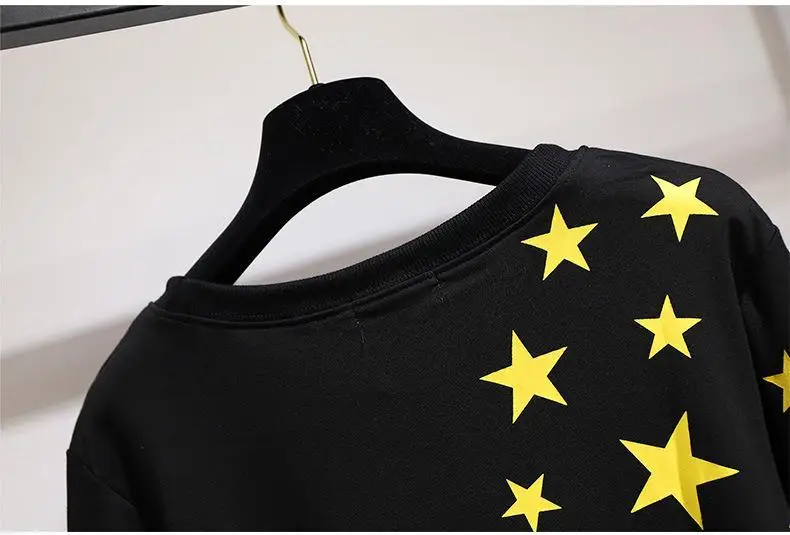 2XL-6XL Plus Size Autumn Hoodies Sweatshirt Winter Cotton Women Casual Tops Long Sleeve Print Pullover 5XL Large Sweatshirt Tops