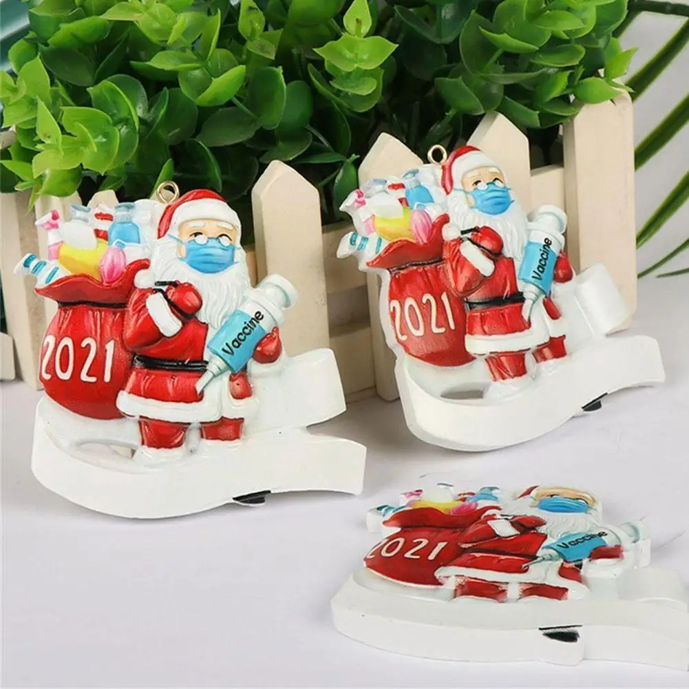 

2021 New Snowman Pendant Resin Cute Ornaments For Gift And Christmas Decoration Pendant L0u7