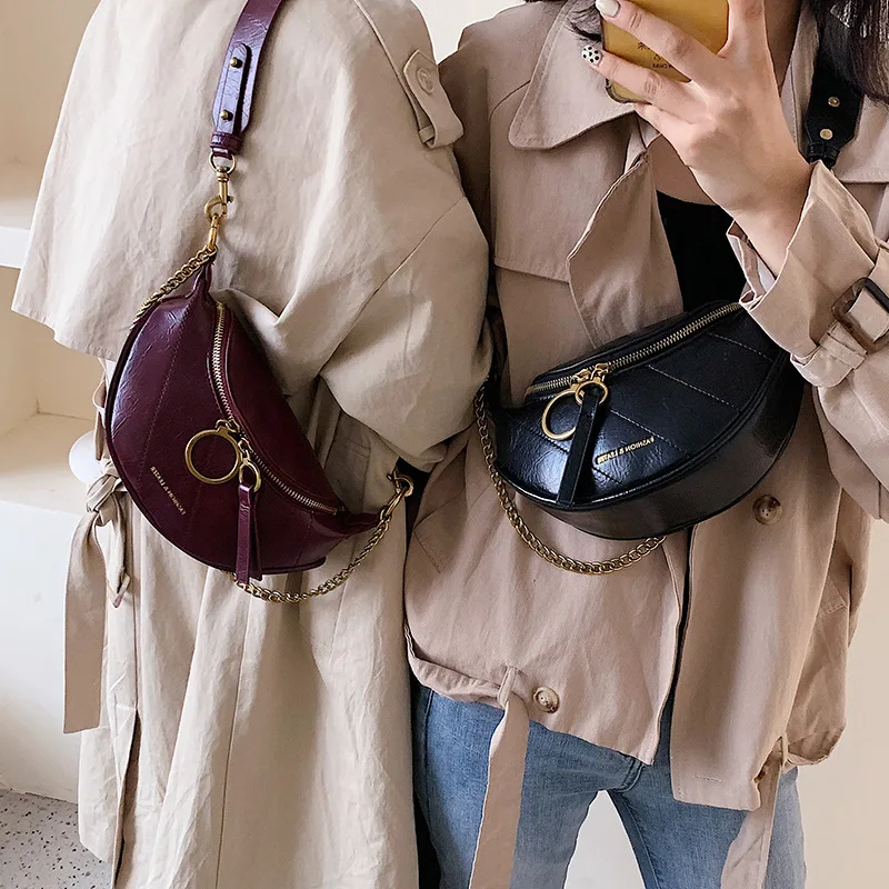 

Temperament Small Bag Women's New Fashion Korean Version Of All - Over - Shoulder Bag Fashion Chest Bag