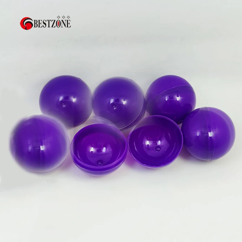 Капсулы пластиковые детские фиолетовые круглые, диаметр 40 мм, 100 шт./лот от AliExpress WW