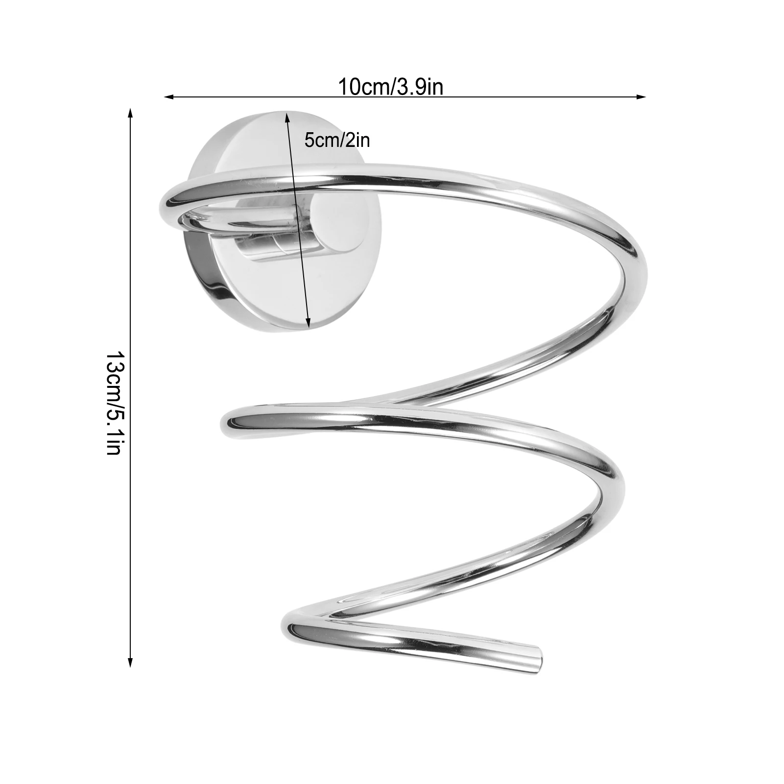 

WallMounted Hair Dryer Holder Hairdressing Blower Bracket Bathroom Shelf Storage Rack Hanger Accessories