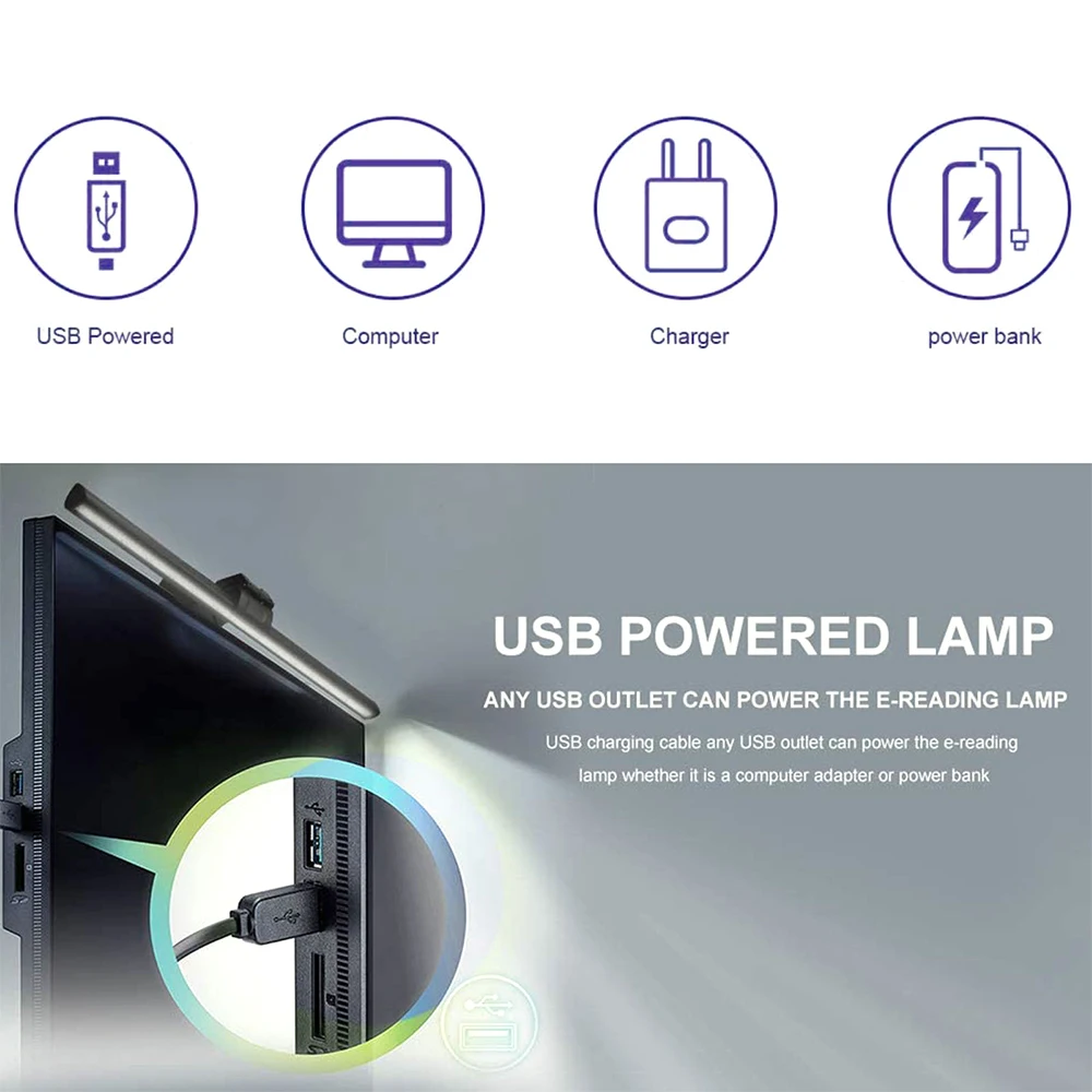 

Xiaomi 40cm Display Hanging Lamp Computer Intelligent Office Desk Lamp Reading Screen Lamp Eye Protection Light For LCD Monitor