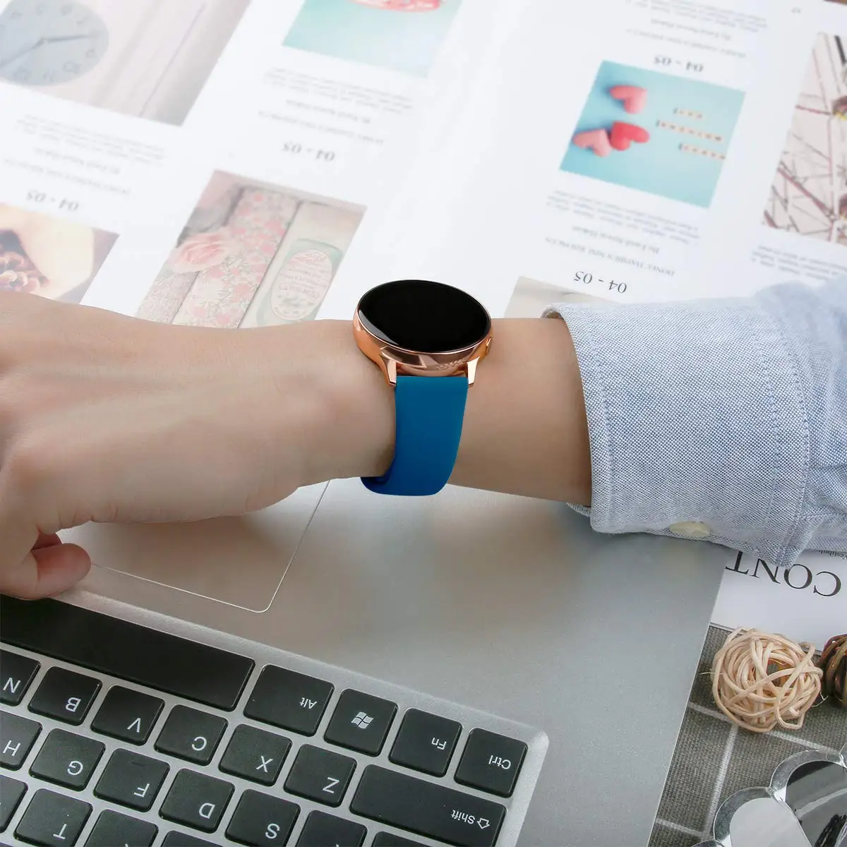 Для samsung Galaxy watch Active 2 ремешок 46 мм 42 gear S3 huawei watch 2 мягкий силиконовый браслет 20 мм 22 мм ремешок Galaxy watch band