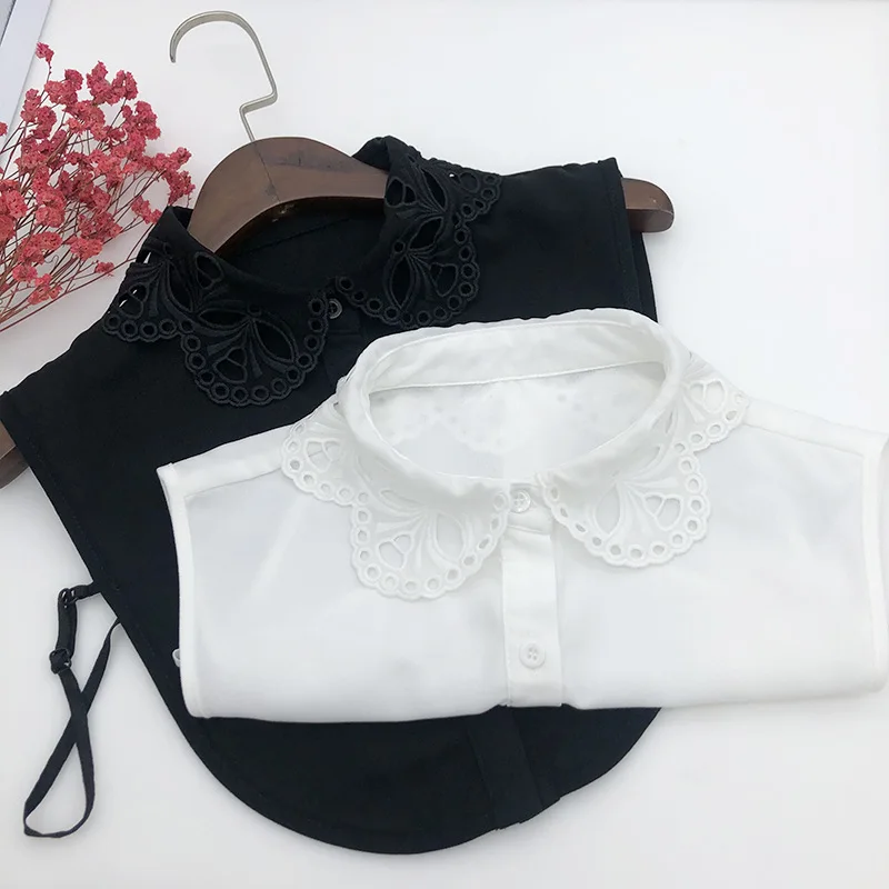 Linbaiway женская рубашка поддельные воротник блузка винтажные отделяемые с