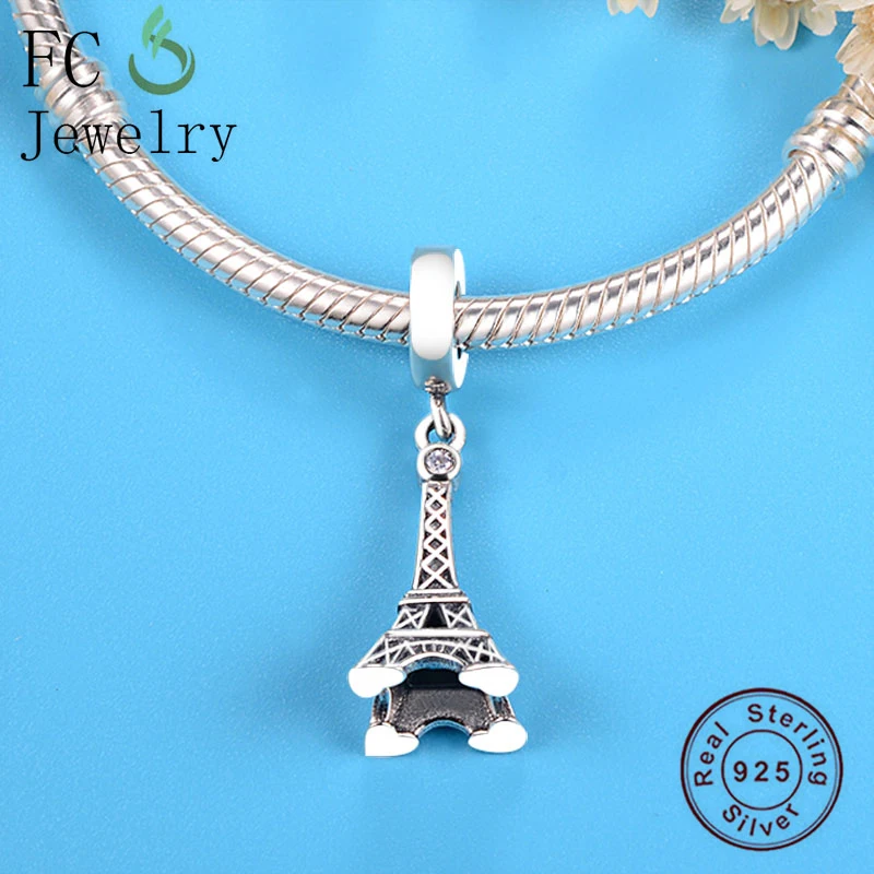 FC ювелирные изделия подходят к оригинальным браслетам Pandora брелоки реальные 925