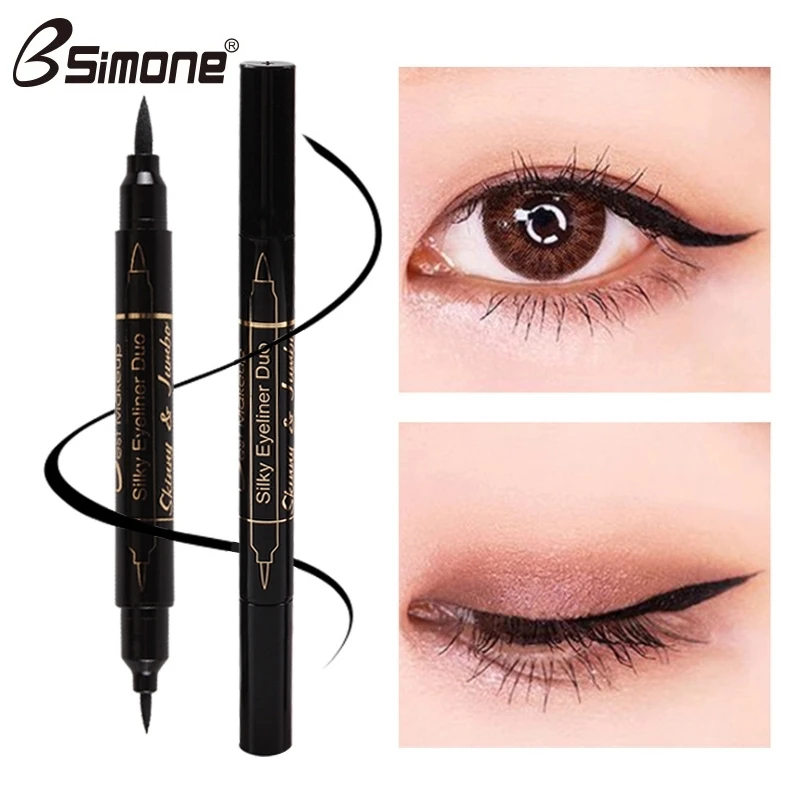 Макияж для глаз Подводка водостойкая Длинная черная жидкая подводка набор