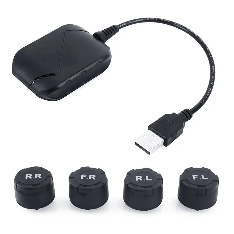 2019 4 Внешний датчик Tpms Usb беспроводной автомобильный TPMS для анти взрыва Android
