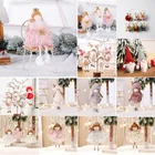 Рождественский ангел, подвеска плюшевая кукла, украшения для рождественской елки, Рождественское украшение для дома, рождественский подарок, 2022