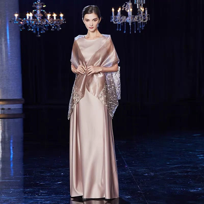 Весна-лето 2020 благородные вечерние платья Роскошные для матери невесты с