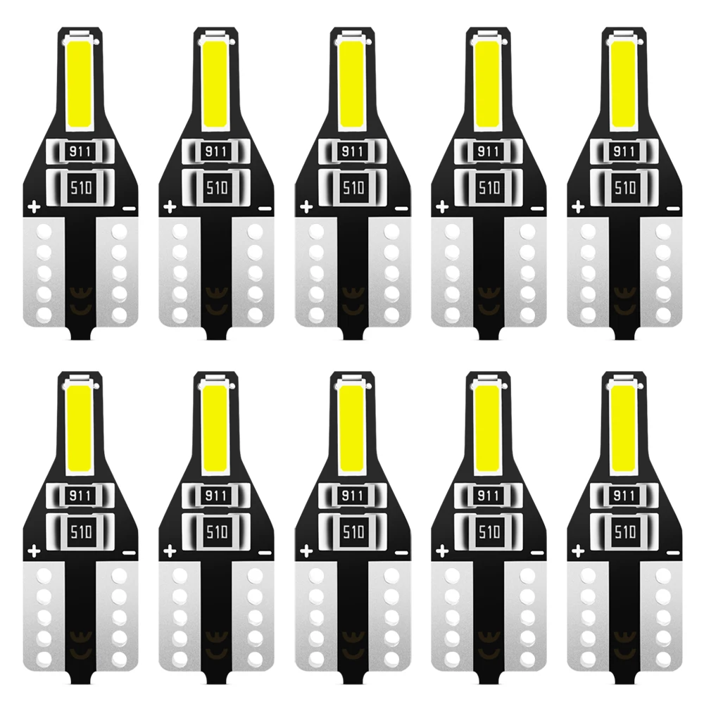 10pcs T10 W5W Led Bulb Auto Interior Light for Volvo S40 S60 S80 XC60 XC90 v70 S80L V6 v40 v50 850 c30 v60 s70 940 xc70 | Автомобили и