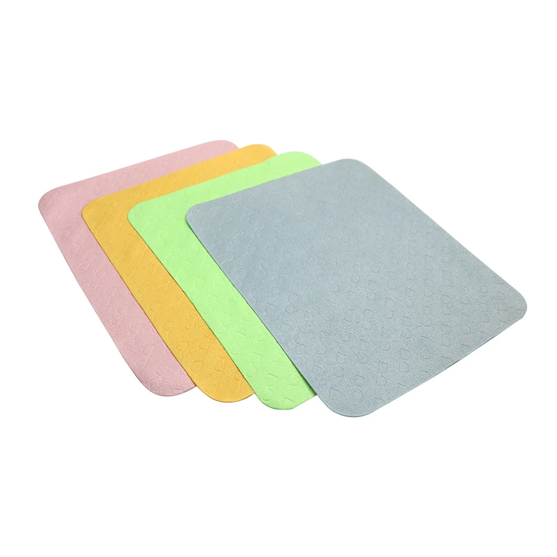 4 шт. утолщенные однотонные высококачественные хлопковые салфетки для чистки