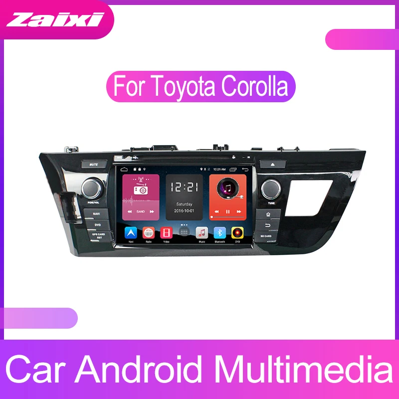 Аксессуары для Toyota Corolla 2013-2018 автомобильный мультимедийный плеер на Android головной