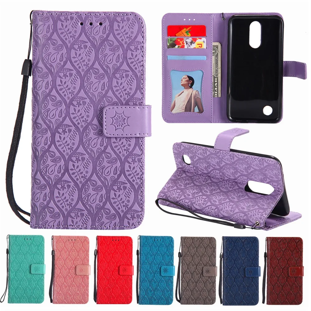 Роскошный тисненый кожаный бумажник чехол для телефона Nokia 3 5 6 откидная крышка