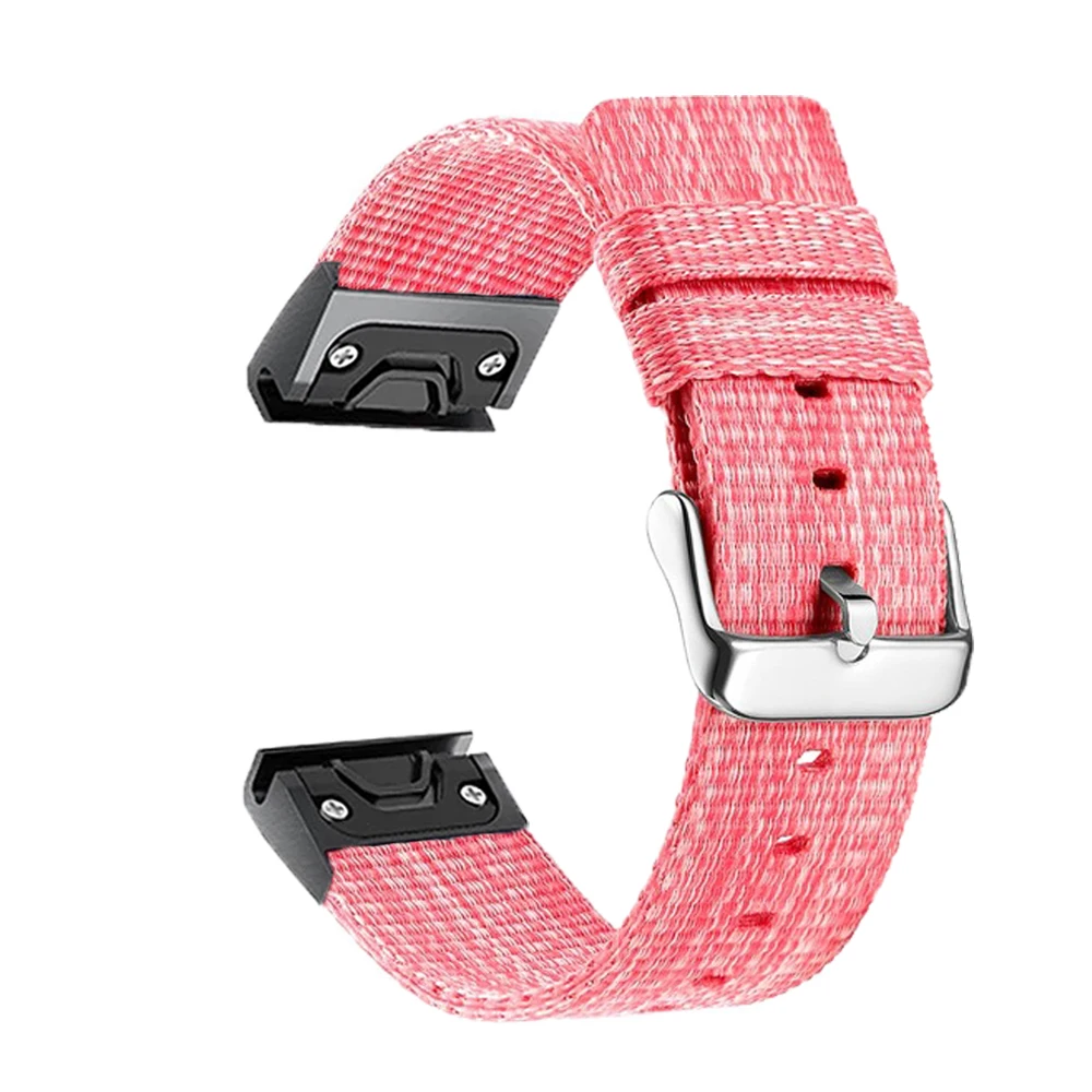 

Nylon Smart Watch Band Wrist Straps 22 26mm For Garmin Fenix 6 6X Pro 5X 5 3 HR Forerunner 935 945 Quick Release Bracelet Correa