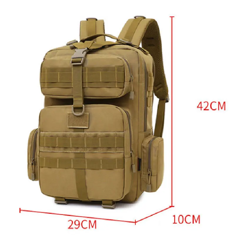 

Military Army MOLLE Backpack Tactical Airsoft Combat Men Bag Trekking Hiking Rucksack Outdoor Climbing Hunting Fishing Backpacks