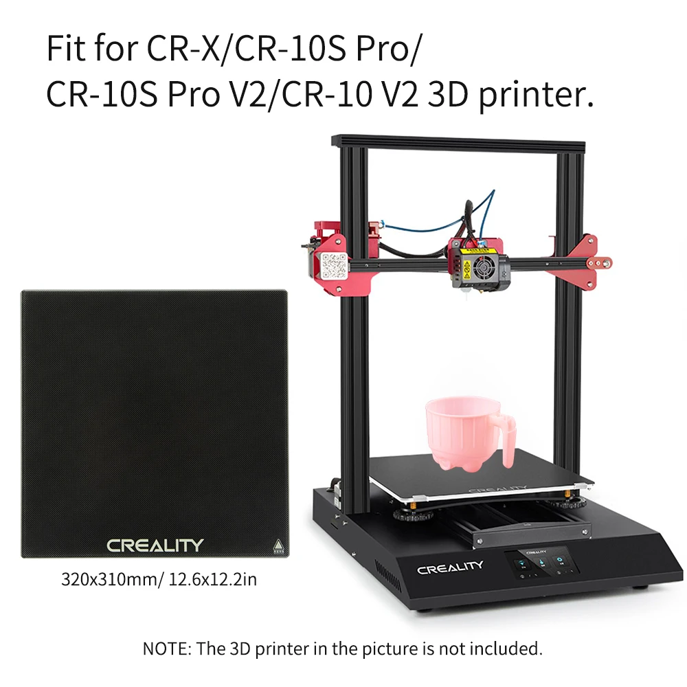 Creality 3D самоклеящаяся поверхность строения Стекло пластина для Ender 3 принтеры CR X/CR