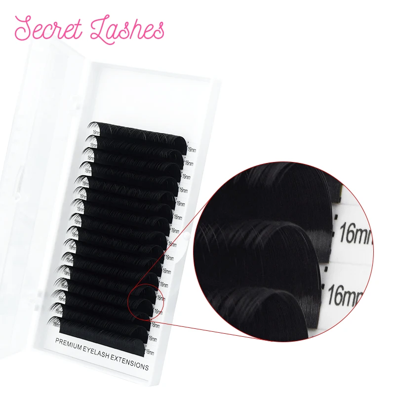 

SL Individual Eyelash Extension 16Lines Supplies False Professional Faux Mink Eyelashes Extensions Russian Volume Lashes