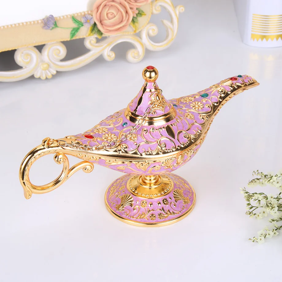 Металлическая Волшебная Лампа Алладина в стиле ретро Европейские
