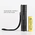 Черный конвой S21B с SST40XHP50.2, медный DTP ar-покрытие, температурная защита, фонарик 21700, встроенный аккумулятор 21700
