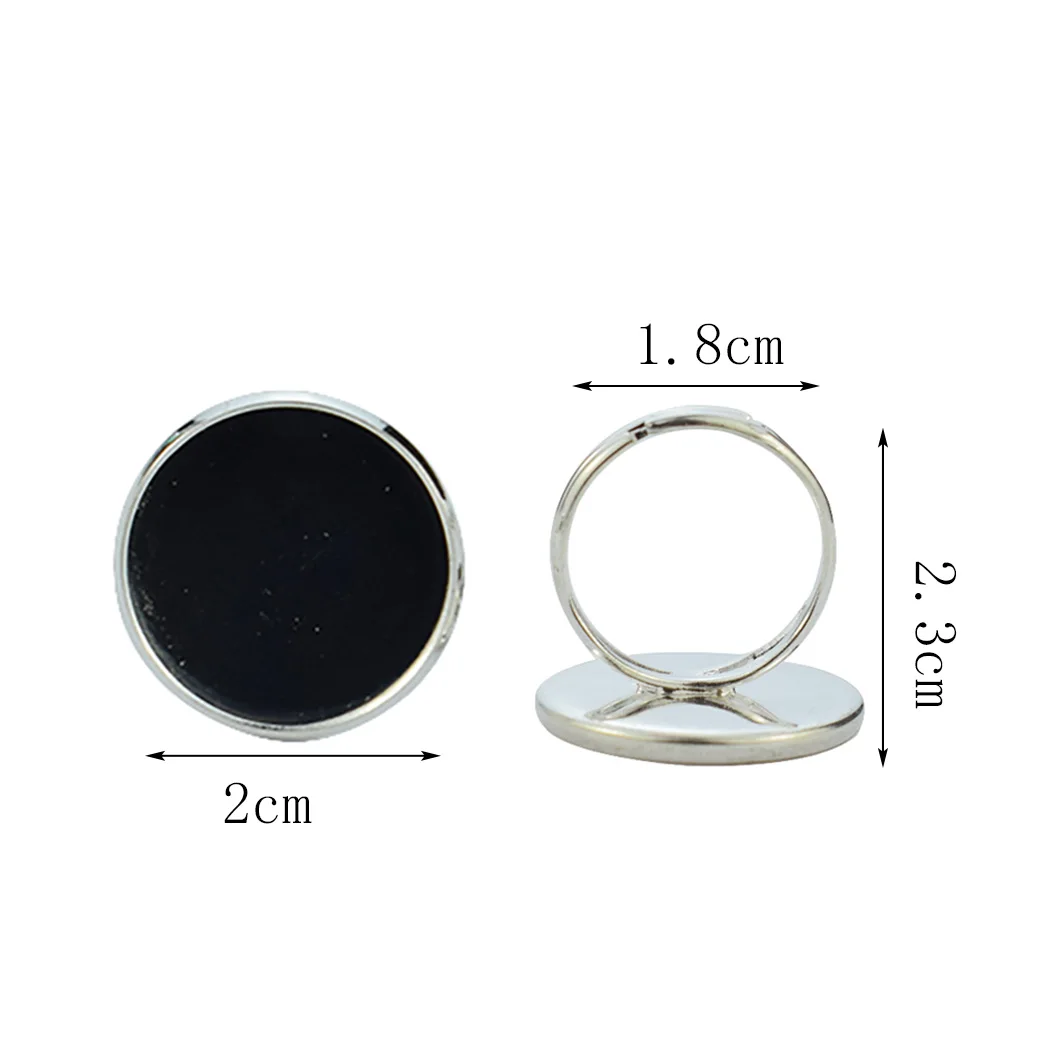 

Rose Sakura Daisy Flowers 20 MM Silver Color Ring Glass Cabochon Jewelry Rings Dandelion Handmade Rings Christmas Gift for Women
