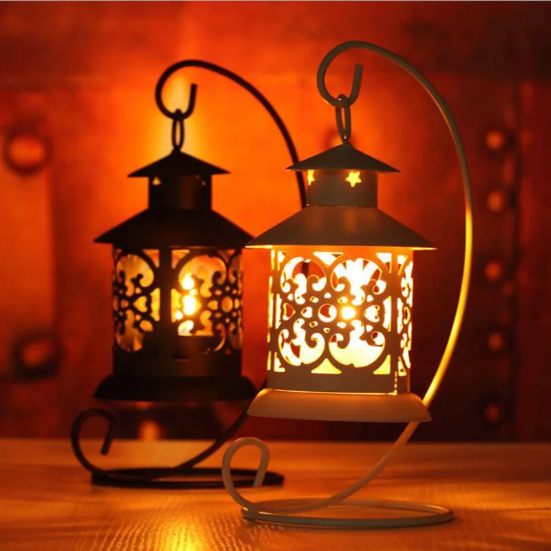 1 шт. европейский Железный подсвечник с отверстиями украшение для дома и свадьбы