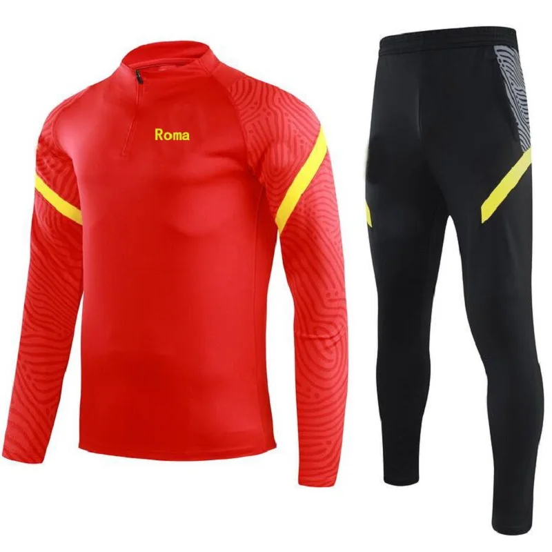 

Men + Kids 20-21 New club soccer tracksuit Roma jacket football training Napoli tracksuit jacket