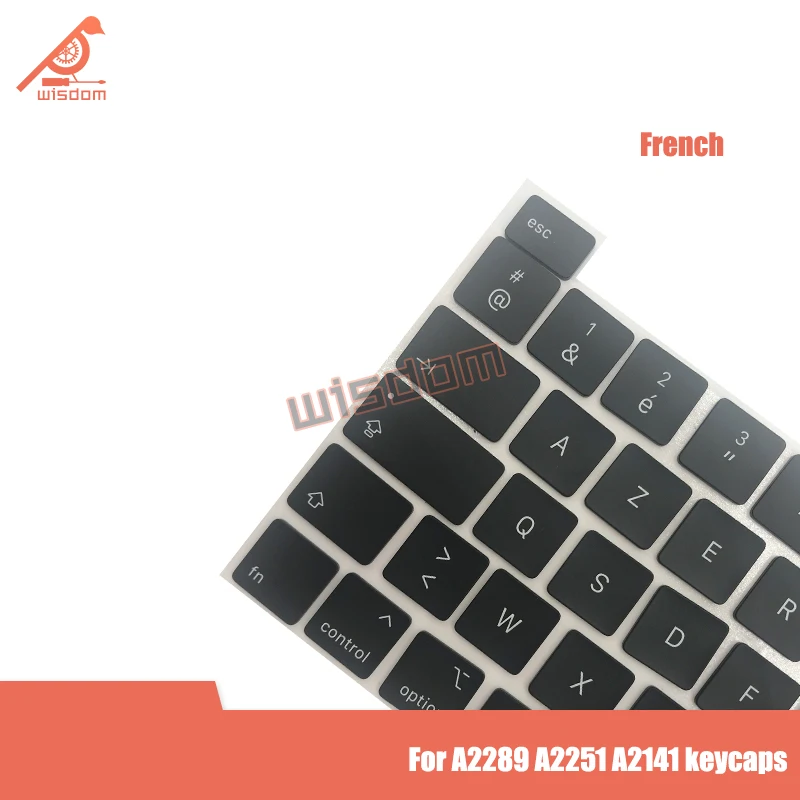 

Laptop A2141 A2289 A2251 French Keycaps Keys Cap Keyboards Scissor Repair for Apple Macbook Pro Retina 13" 15" 2019 2020 Years