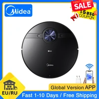 midea m7 robot vacuum cleaner for home 4000pa suction cleaning automatically charge mop dust collector smart planned aspirator