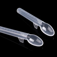 3pcs medicine feeding spoon for baby infant safety pp child soup spoon transparent portable baby medicine feeder spoon