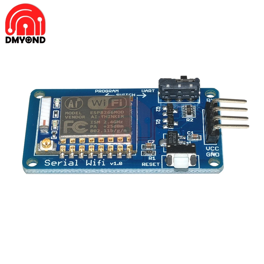 Новая плата модуля приемопередатчика ESP8266 с последовательным Wi-Fi для Arduino ESP-07 V1.0