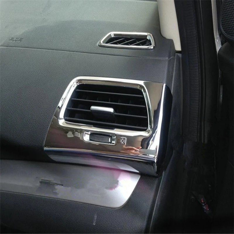 

WELKINRY car auto cover For Honda CR-V CRV 2012 2013 2014 2015 2016 ABS chrome console air conditioning outlet air vent trim