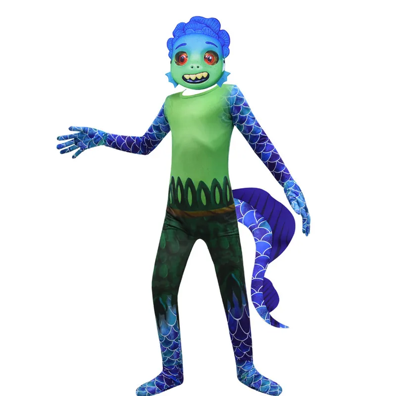 Детские костюмы на Хэллоуин для мальчиков и девочек летний костюм косплея в