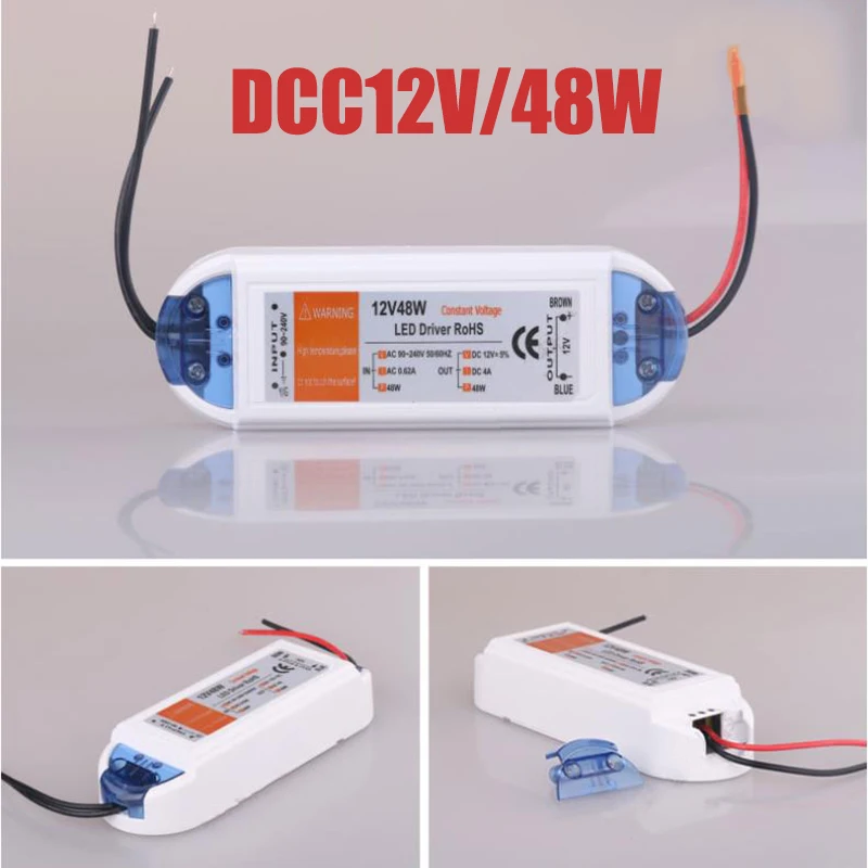 10pcs LED driver 110V 220V to 12V Led Power Supply DC12 18W Lighting Transformer Voltage Adapter Driver for Strip Lamp - купить по