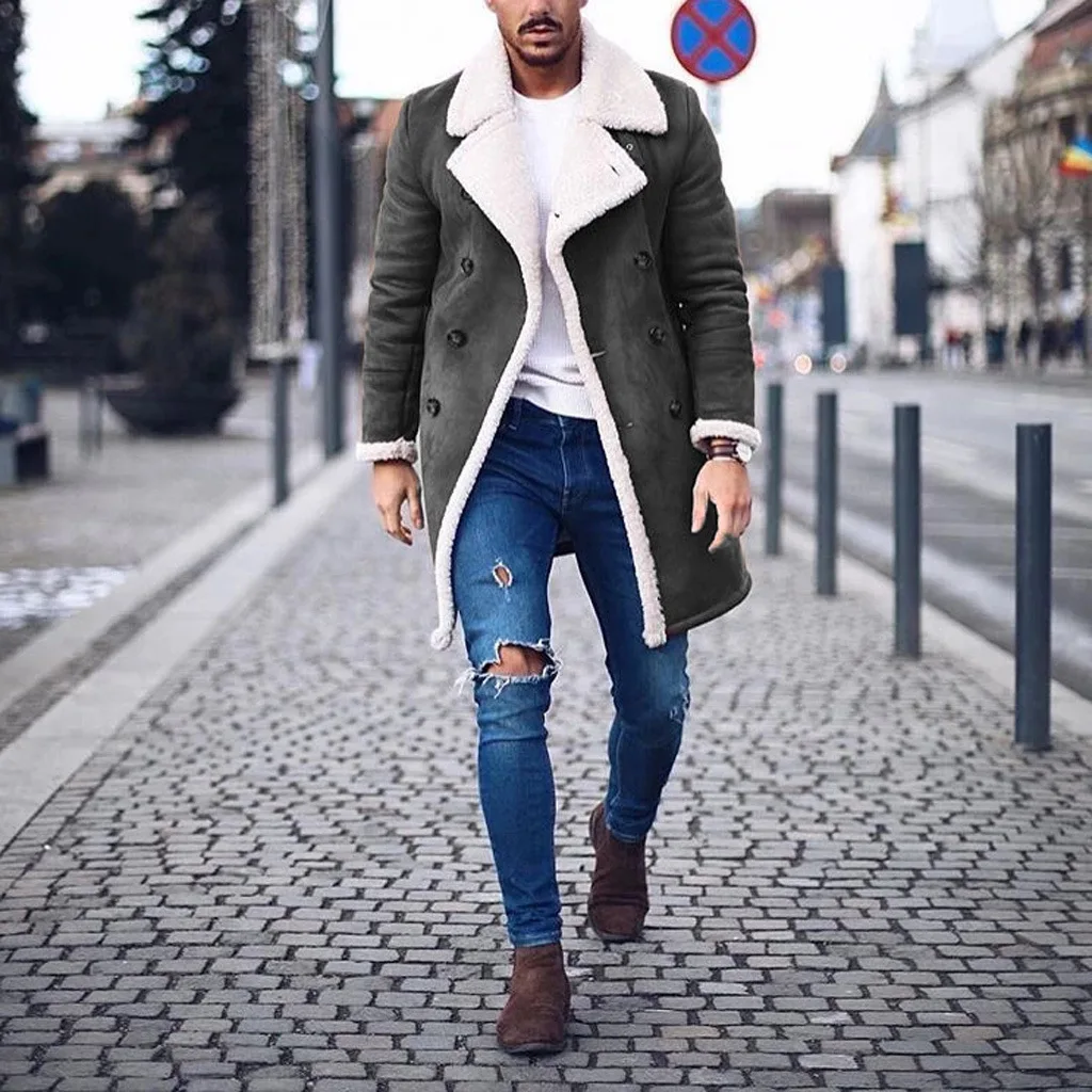

New Fashion Thicken Faux Fur Jackets Women Autumn Winter New Suede Mens Clothing Warm Jacket for Men Windbreaker Men