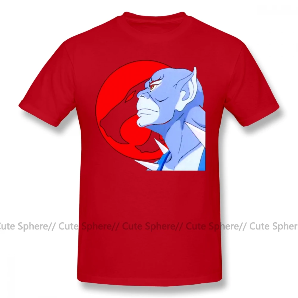 Thundercats футболка Panthro футболка пляжная большая футболка 100 хлопок забавная Мужская футболка с коротким рукавом и принтом - Цвет: Red