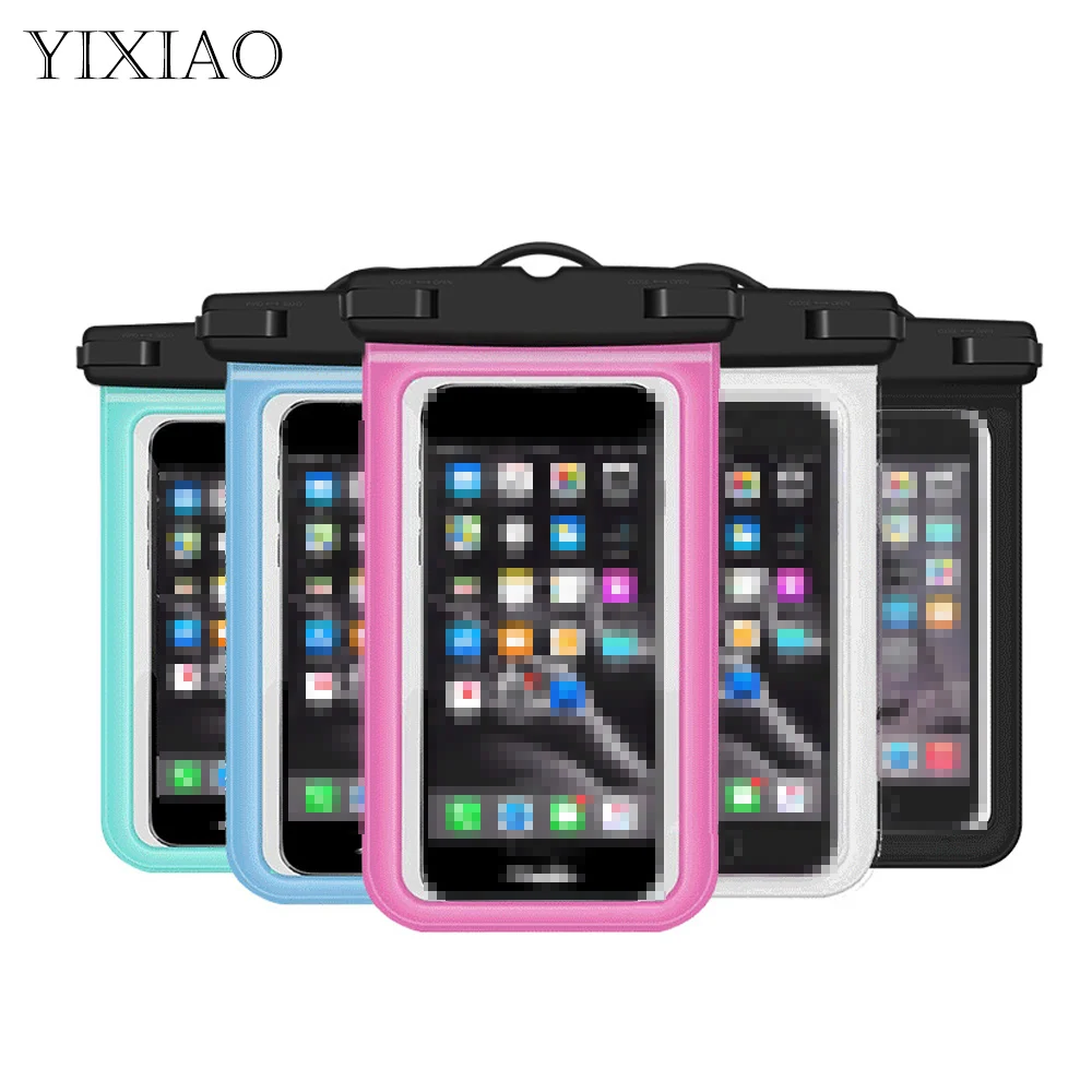

YIXIAO 1 шт. IPX8 Универсальный водонепроницаемый прозрачный Карманный чехол для телефона для подводного плавания и дайвинга