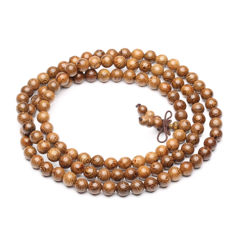 Natural wooden bracelet rosary handmade friendship men and women necklace jewelry | Украшения и аксессуары