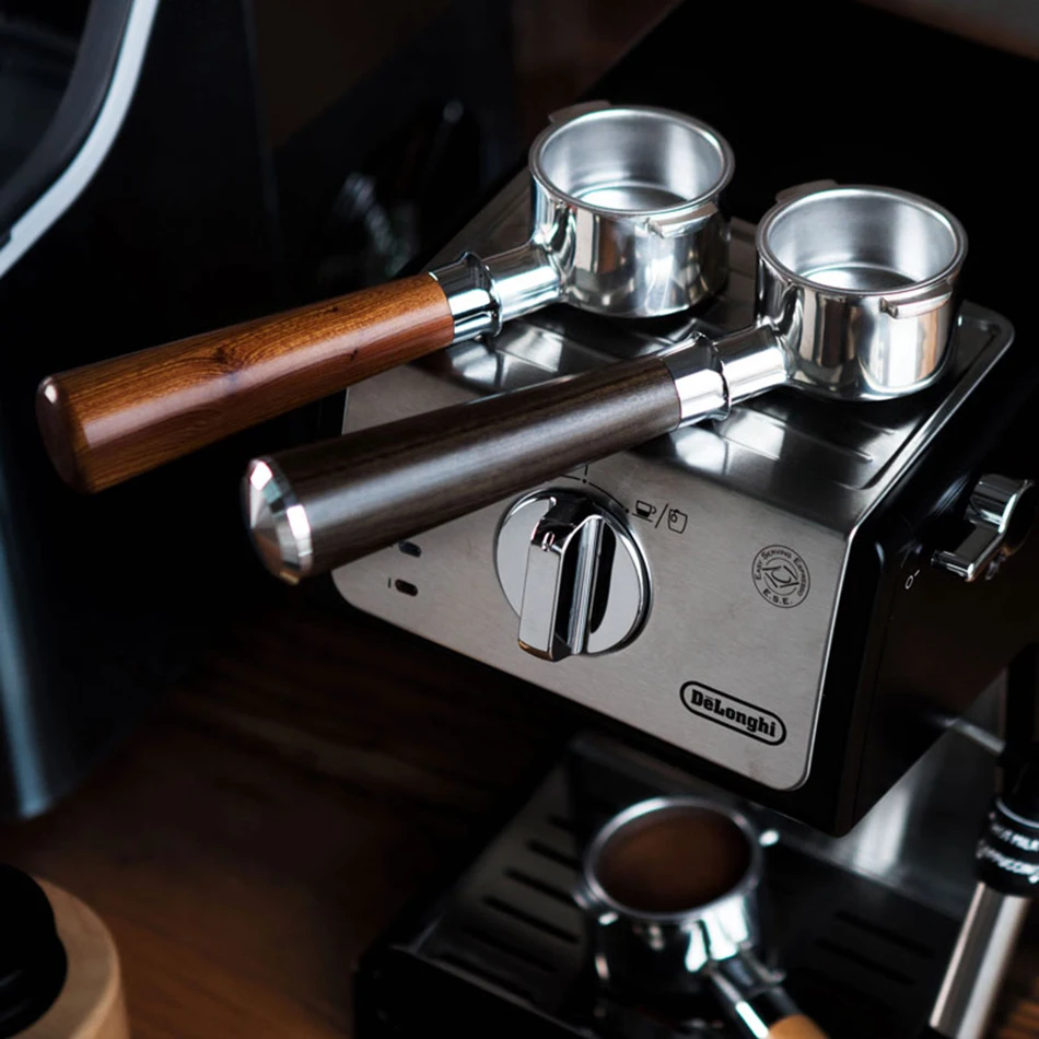 51 мм портативный фильтр для кофе без дна фильтра Delonghi Сменный темпера корзина