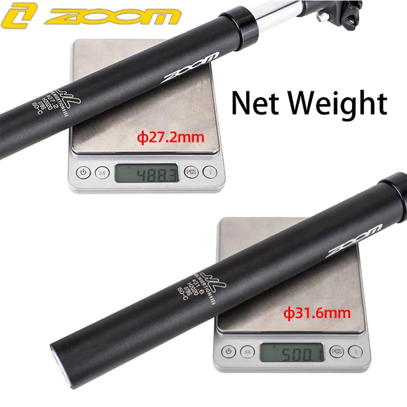 Велосипедная Амортизационная подвеска ZOOM алюминиевый амортизатор 27 2 мм 31 6