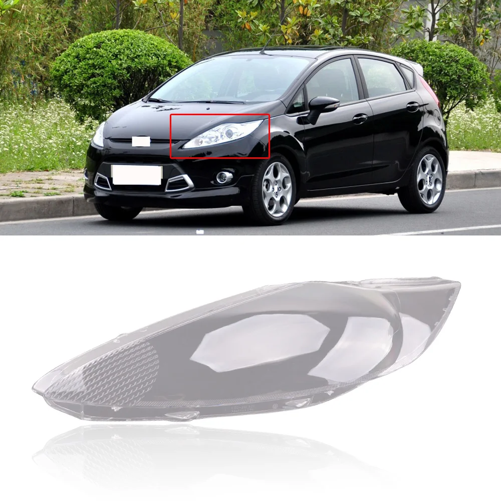 CAPQX 1 шт. для Ford Fiesta 2009-2012 передняя фара абажур головной светильник водонепроницаемый яркий головной светильник