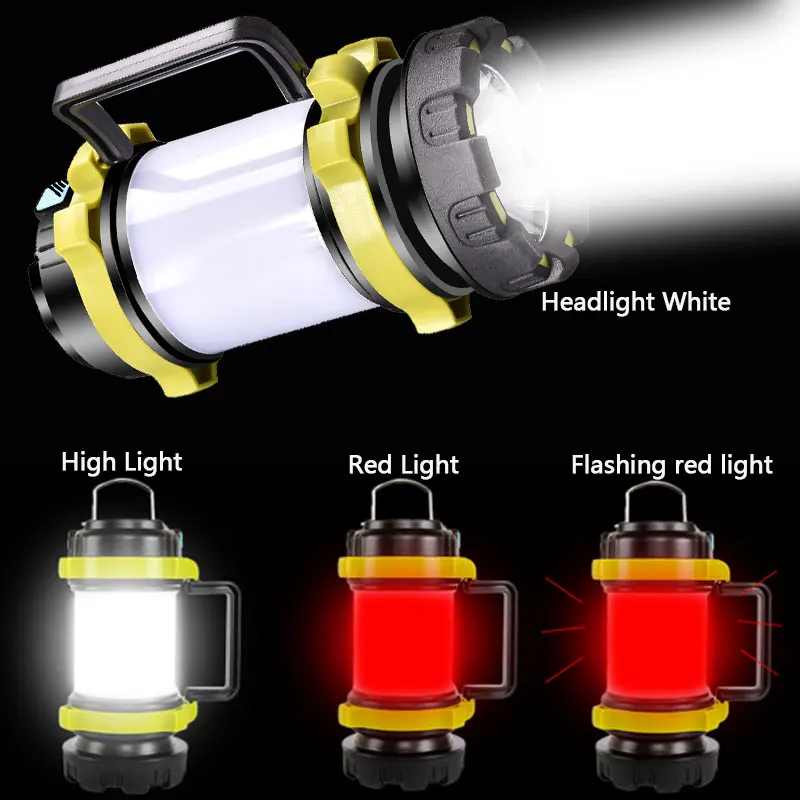 Светодиодный Torch100W 10000LM ультра длинный USB Перезаряжаемые Кемпинг Фонари